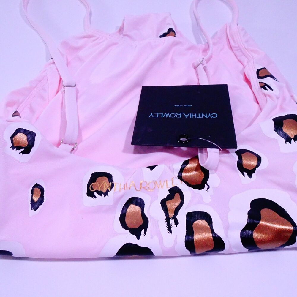Cynthia Rowley Women's Amalfi One Piece Swim Suit Bathing Suit Sz S NWT 298 PINK - Picture 8 of 10